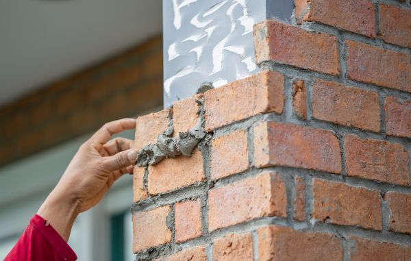 Brick Pillar Repair in Riverton