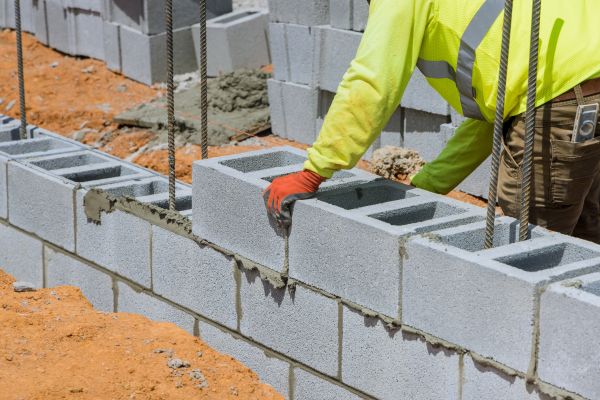 Concrete Blocks Installation in Riverton
