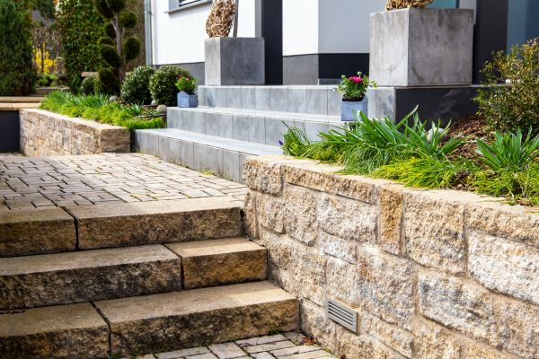 Stone Step Replacement in Riverton