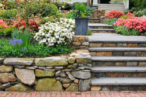 Stone Stairs Repair in Riverton