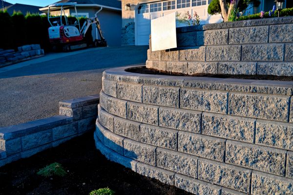 Stone Retaining Wall Repair in Riverton