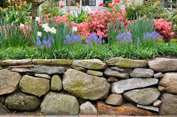 Stone Wall Hardscaping in Riverton
