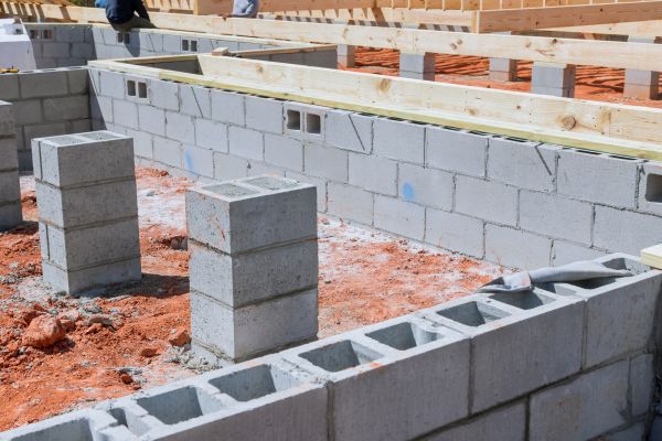 Cement Block Installation in Riverton