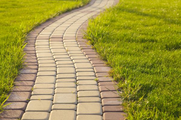 Sidewalk Brick Repair in Riverton