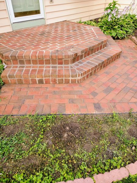 Brick Stoop Repair in Riverton